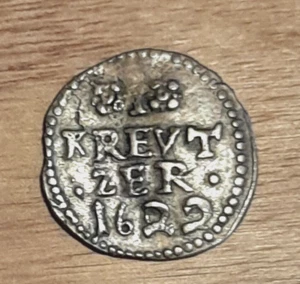 Bayern, Münzstätte Amberg - Maximilian I. - Münze - Kipper 1 Kreuzer 1622 - - Bild 1 von 5