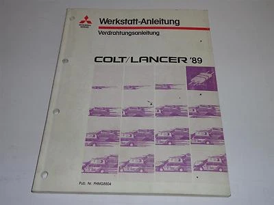Manual De Taller Electricidad Esquemas Mitsubishi Colt / Lancer Año 1989 - Imagen 1 de 2