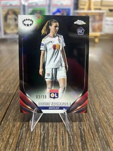 2023-24 Topps Chrome Sapphire UWCL Black #69 Damaris Egurrola #10/10 Lyon RC SSP - Picture 1 of 2