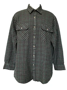 Northwest Territory Size XLT Plaid Long Sleeve Button Down Shirt Men's - Picture 1 of 8