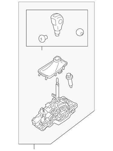 Genuine Ford 2011-2012 Lincoln MKX Gear Shift Lever Assembly GA1Z-7210-AA - Image 1 of 2