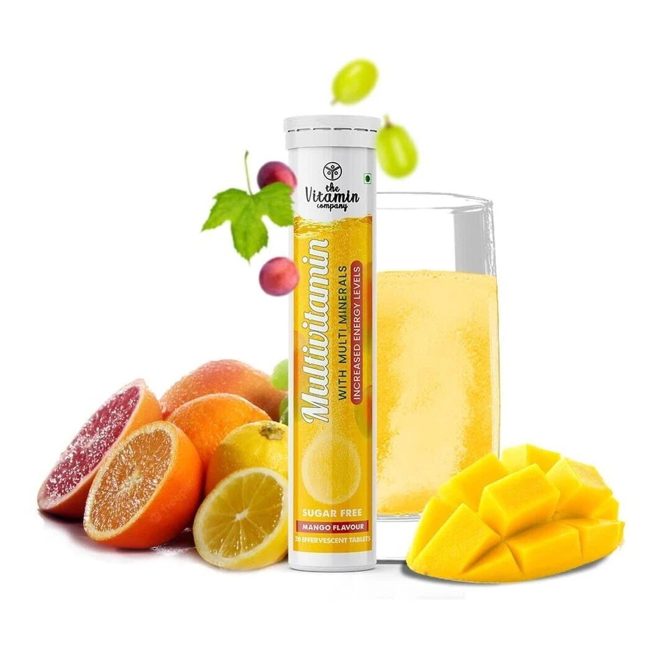 TVC Multivitamínico (20 Comprimidos Efervescentes x 2) (Sabor Mango) Aumento de Energía Foto 1 de 4