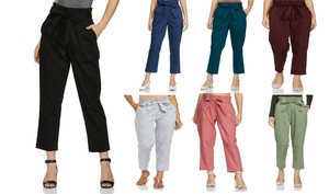 Straight Leg Trousers Women's Harem 