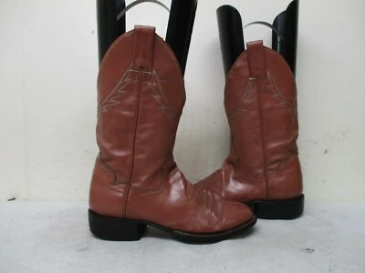 Botas de Vaquero PANHANDLE SLIM Cuero Malva Vintage Mujer Talla 4 B Estilo 52122 Foto 1 de 4