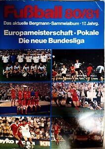 Bergmann Fußball Euro Pokale 80/81 Album Sammelalbum Bundesliga unkomplett
