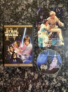 Star Wars IV: A New Hope (DVD, 2004, Full Screen) Includes Insert - Picture 1 of 4