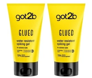 2x Schwarzkopf Got2b Glued Styling Spiking Glue 150ml Styling Gel Screaming Hold - Picture 1 of 7