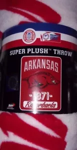 NCAA Arkansas Razorbacks Plush Manta Noroeste 50"x60" - Imagen 1 de 2
