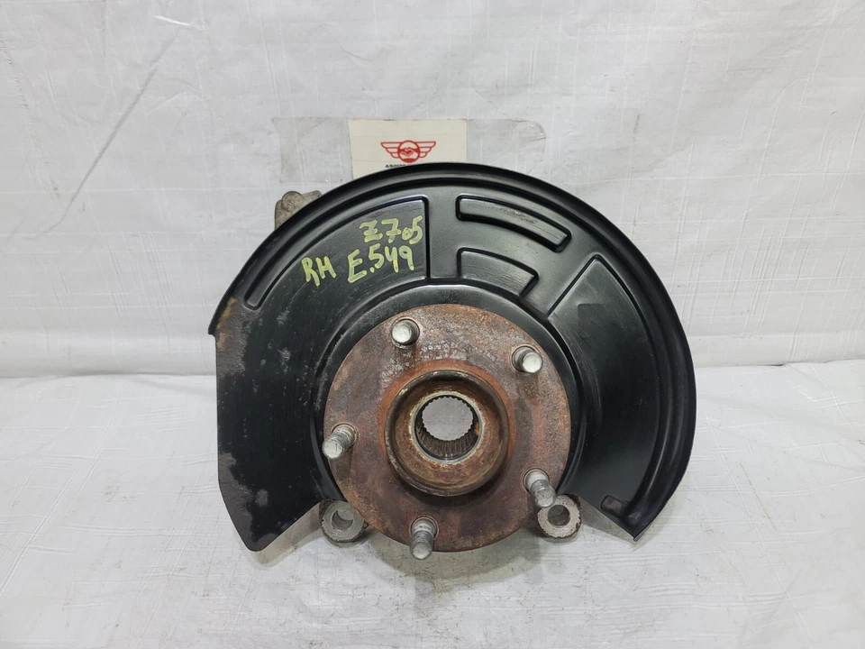 Nissan Quest 2011-2017 eje delantero derecho lado pasajero nudillo cubo de rueda OEM Foto 1 de 4