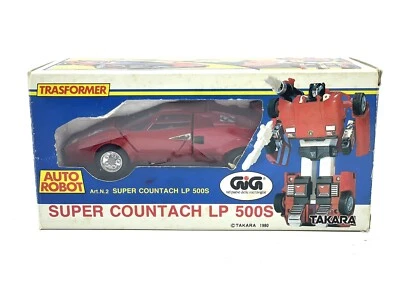 Takara Vintage Transformers G1 Diaclone Countach Sideswipe EURO BOX # JZ - Image 1 of 4