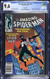 Amazing Spider-Man #252 (1984) 1. schwarzes Kostüm Kiosk CGC 9.6 NY334 - Bild 1 von 2