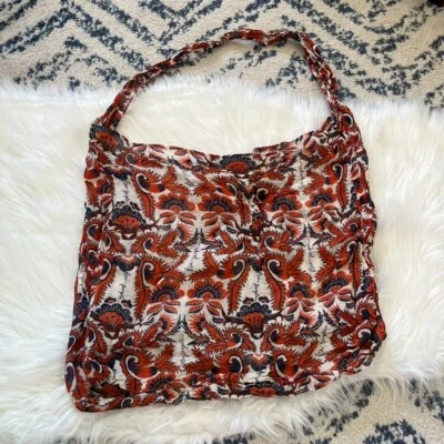 Free People Orange and Blue Tote - Image 1 of 4