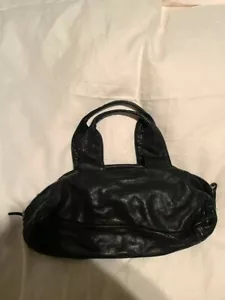 Yohji Yamamoto leather Tote bag color Black good condition from JAPAN 2502M!!!!! - Picture 1 of 7