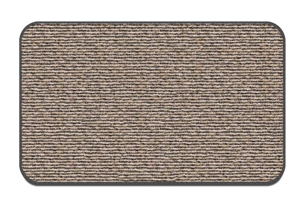 House Home and More Skid-Resistant Carpet Indoor 2 Ft Ft Black Ripple