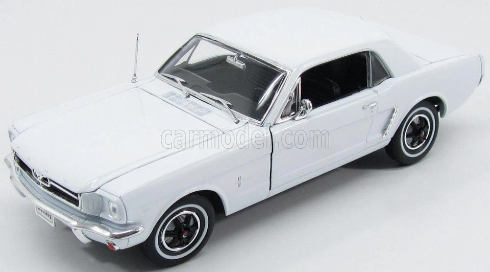 1/18 WELLY - FORD USA - MUSTANG 1/2 HARD-TOP 1964 WE12519WH - Immagine 1 di 1