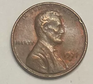 RARE 1971 “D” Lincoln Memorial Penny “L” & No E (PLURIBUS) - Picture 1 of 6