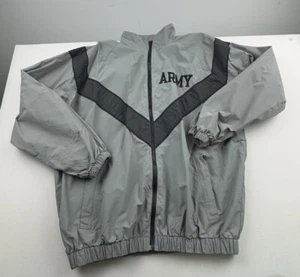 Army Herren Physical Fitness Jacke Full Zip grau Small lang *LESEN* - Bild 1 von 16
