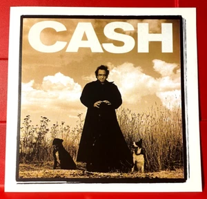 Johnny Cash American Recordings Album Cover Art PICTURE / PRINT 6.5" x 6.5" - Foto 1 di 3