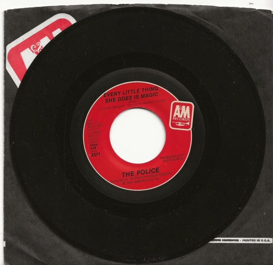 POLICE EVERY LITTLE THING SHE DOES IS MAGIC RARE USA PROMO SINGLE, MINT - Image 1 of 1