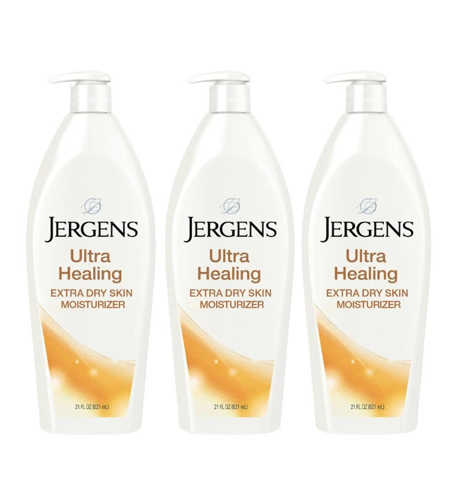 Paquete de 6 cremas hidratantes para piel extra seca Jergens Ultra Healing vitamina C, E y B5 21 oz Foto 1 de 3