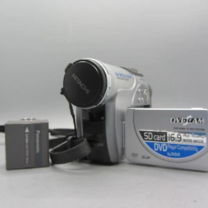 Hitachi DVDCAM DZ-MV730E Handheld DVD-RAM Camcorder Silver Tested - Picture 1 of 10