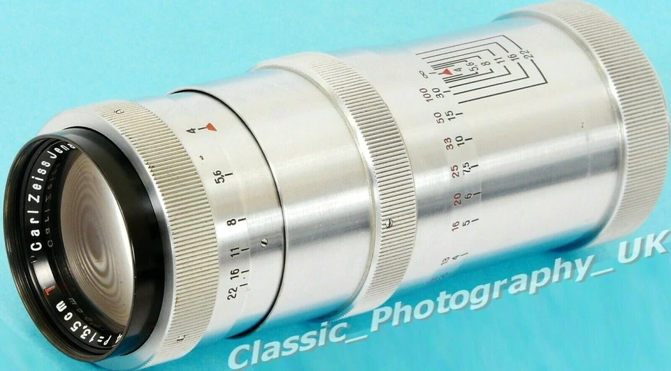 Carl ZEISS Jena TRIOTAR 1:4 f=13,5cm T Coated M42 + DIGITAL fit Telephoto Lens - Image 1 of 4