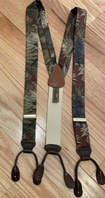 TRAFALGAR Plantas Tropicales Tirantes Hoja Selva Cuero Marrón Foto 1 de 4