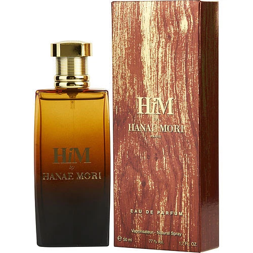 Hanae Mori Him Eau De Parfum Spray for Men 1.7 FL Oz 50 Ml