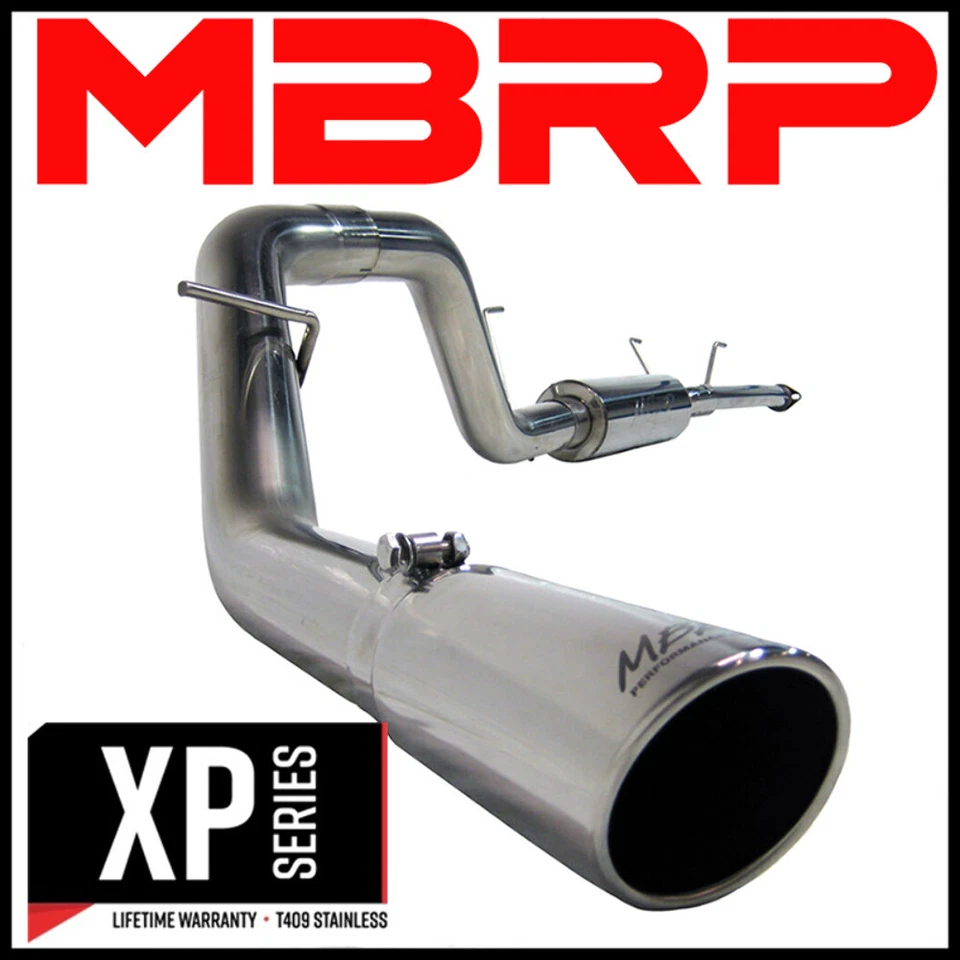 Sistema de escape trasero Cat de acero inoxidable MBRP de 3" para Toyota Tundra 2007-2009 5,7 L/4,7 L Foto 1 de 1