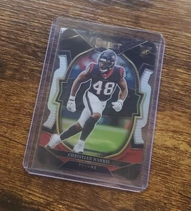 2022 Panini Select Black/Red Christian Harris RC Prizm Concourse #49 Texans - Picture 1 of 2