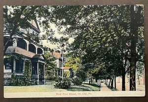 Oil City PA View on West First Street in Oil City SHIPS FREE - Foto 1 di 2