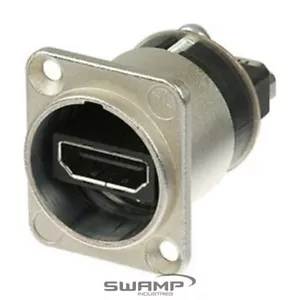 Neutrik NAHDMI-W HDMI Panel Mount Connector - Foto 1 di 1