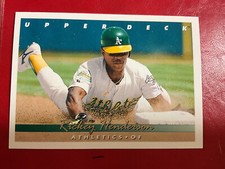Rickey Henderson Donruss Topps inserts & more "YOU PICK " Oakland A's NY Yankees
