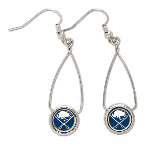 WinCraft W-58462 Buffalo Sabres French Loop Earrings - Image 1 of 1