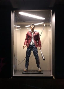 Action Figure Display Case 14" Figurine Acrylic LED Diecast Toy Collectible Box - Picture 1 of 16