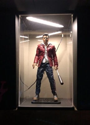 Action Figure Display Case 14" Figurine Acrylic LED Diecast Toy Collectible Box - Image 1 of 4