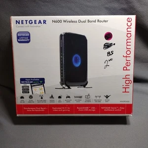 Netgear N600 Wireless Dual Band Gigabit Router - WNDR3400 top 300 mbs - Bild 1 von 14