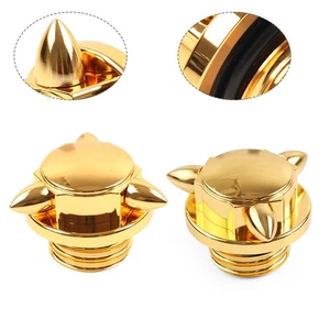 Tapa depósito rosca izquierda y derecha Harley Dyna Softail Sportster XL - Imagen 1 de 10