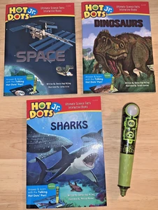 Hot Dots Jr. Ultimate Science Facts Interactive - 3 Book Set + Talking Pen - Picture 1 of 8