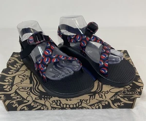Sandalias Chaco Grateful Dead Z/1 Steal Your Face con tiras para mujer talla 7 NUEVAS - Imagen 1 de 10