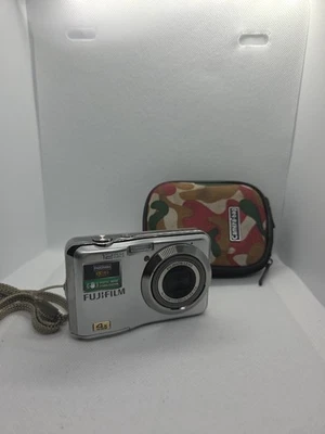 Fujifilm Digital Camera FinePix AX245w 10.2MP Silver Tested - Image 1 of 4
