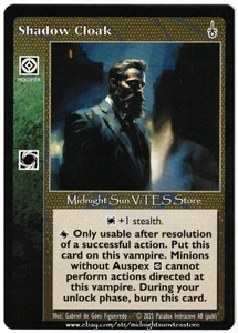Shadow Cloak Fifth Edition V5 2025 V:TES VTES Vampire CCG - Picture 1 of 1