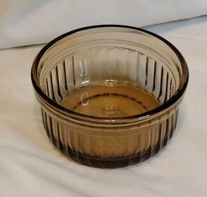 Vintage Anchor Hocking Fire King 1434 Amber Custard Cup Replacement - Picture 1 of 5