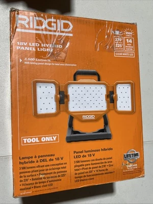 RIDGID 18V Cordless Hybrid LED Panel Light (Tool Only) - Great Condition - Image 1 of 4
