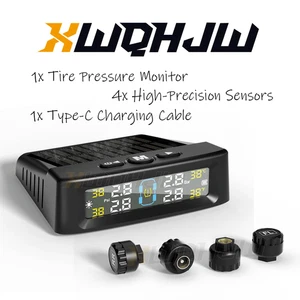 ✅Tire Pressure Monitoring System Kit TPMS Tire Pressure Monitor + 4 TPMS Sensors - Picture 1 of 10