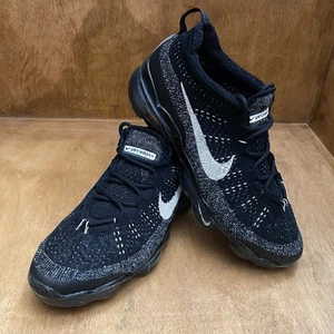 Nike Air Vapormax FlyKnit Sneaker Shoes Mens 8 Black White Oreo Mesh DV1678-001 - Picture 1 of 20