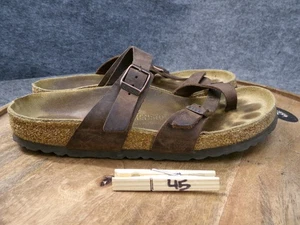 Birkenstock Women's Mayari Brown Habana Oiled Leather Sandals Size 38 US 7 Reg. - Picture 1 of 8
