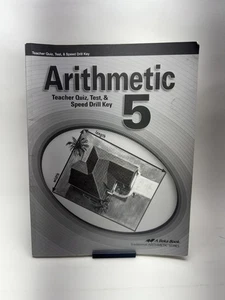 Arithmetic 5 Teacher Quiz Test Key A Beka Book Math Homeschool Softcover - Picture 1 of 5