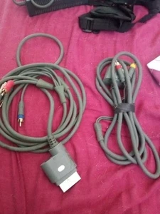 OEM Microsoft Xbox 360 Component Cable X810972-001 and Xbox 360 Audio Adapter - Picture 1 of 1