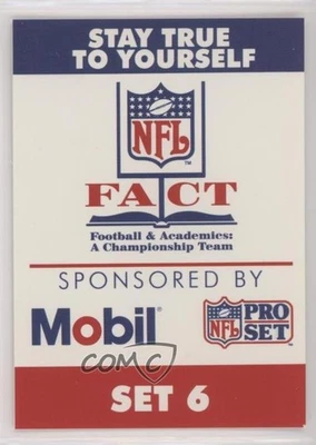 1991 Pro Set Mobil FACT Header Set 6 (Red Stripe on Bottom) #S6 - Image 1 of 2
